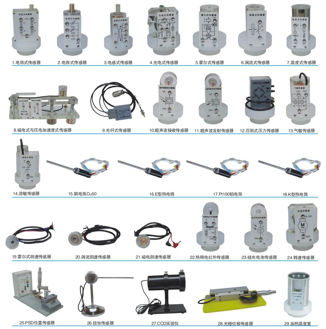檢測與轉(zhuǎn)換技術(shù)實訓(xùn)裝置